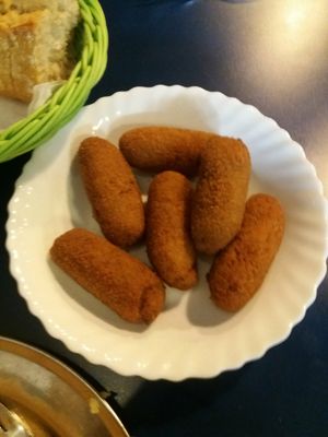 Croquettas at B13 Bar in Madrid