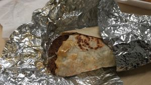 Kebab de seitán at B13 Bar in Madrid