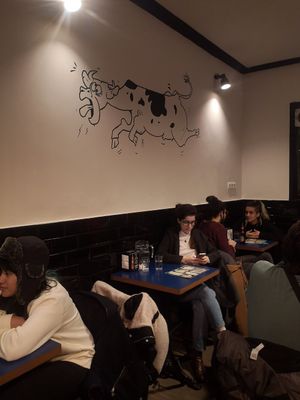 Walls at B13 Bar in Madrid