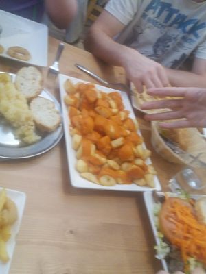 Bravas at B13 Bar in Madrid