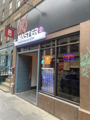 Outside at Master  in Edinburgh