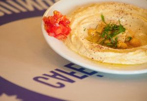 Fresh Hummus  at Uncle Momo in Jersey City