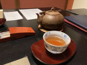 Tea   at Tōfuya Ukai Saginuma in Kawasaki