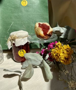 Vegan French style jams with at least 70% of fruit, all vegan and natural. Refined sugar free.  at Adrianna Jund in Mexico City