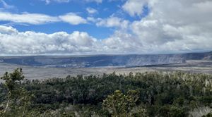 A view of the crater #Veganuary at The Rim in Volcano