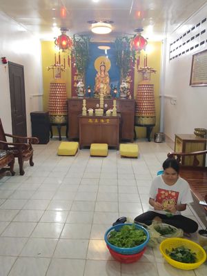 Temple  at Vegetarian Food Quan Chay - ហាងម្ហូបបួសកាវចិន in Phnom Penh