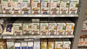 Different kinds of protein source at GoodyFood in Hilversum