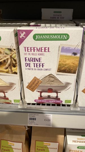 For injeera at GoodyFood in Hilversum