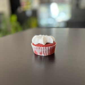 Red Velvet Cupcake  at The Digitale Chef - Vegan Patisserie Cafe in Bangalore