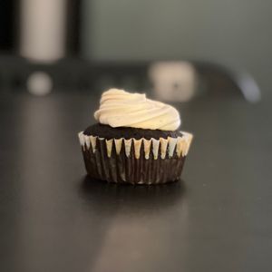 Mocha Cupcake with Caramel Mousse at The Digitale Chef - Vegan Patisserie Cafe in Bangalore
