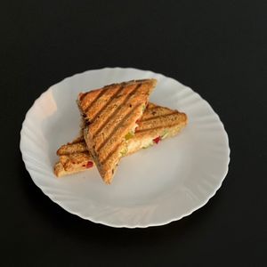 Wheat Pepper Blast Grill Sandwich at The Digitale Chef - Vegan Patisserie Cafe in Bangalore