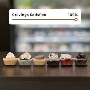 Vegan Cupcakes ~ Vanilla, Mocha Caramel, Choco Mousse, Black Forest, Red Velvet and Chocolate at The Digitale Chef - Vegan Patisserie Cafe in Bangalore