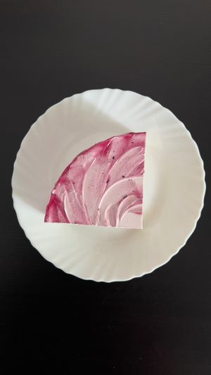 Berrilicious Mixed Berry Cake Slice at The Digitale Chef - Vegan Patisserie Cafe in Bangalore