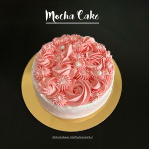 Vegan Mocha Cake ~ available on preorders at The Digitale Chef - Vegan Patisserie Cafe in Bangalore