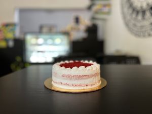 Vegan Red Velvet Cake at The Digitale Chef - Vegan Patisserie Cafe in Bangalore