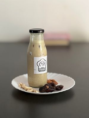 Arabian Date Nuts Milkshake ~ No Sugar Added at The Digitale Chef - Vegan Patisserie Cafe in Bangalore