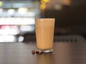 Iced Caramel Latte at The Digitale Chef - Vegan Patisserie Cafe in Bangalore