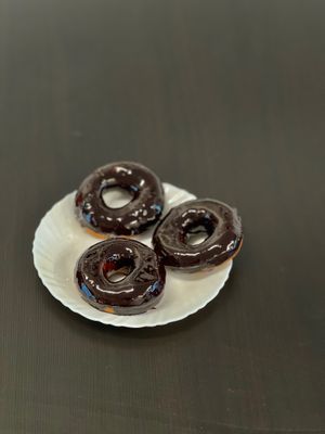 Vegan Chocolate Butter Donuts ~ Soon to be introduced at Cafe at The Digitale Chef - Vegan Patisserie Cafe in Bangalore