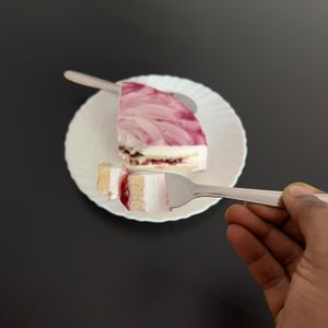 Mixed Berry Cake Slice at The Digitale Chef - Vegan Patisserie Cafe in Bangalore