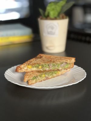 Veg Cheese Wheat Grill Vegan Sandwich   at The Digitale Chef - Vegan Patisserie Cafe in Bangalore