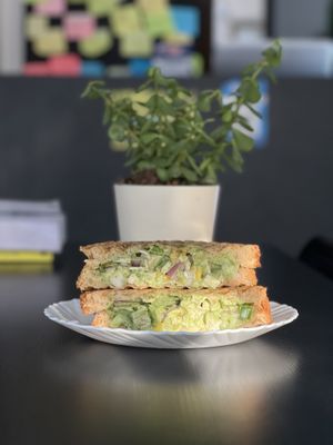Tofu Grill Wheat Sandwich   at The Digitale Chef - Vegan Patisserie Cafe in Bangalore