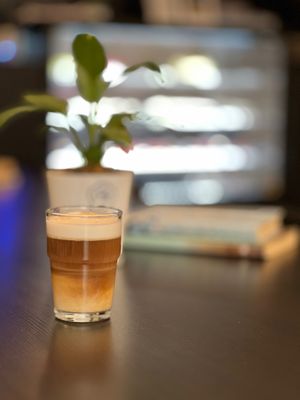 Oat Macchiato at The Digitale Chef - Vegan Patisserie Cafe in Bangalore