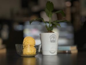 Alphonso Mango Vegan Ie Cream at The Digitale Chef - Vegan Patisserie Cafe in Bangalore