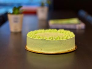 Lemon Blueberry Vegan Cake at The Digitale Chef - Vegan Patisserie Cafe in Bangalore