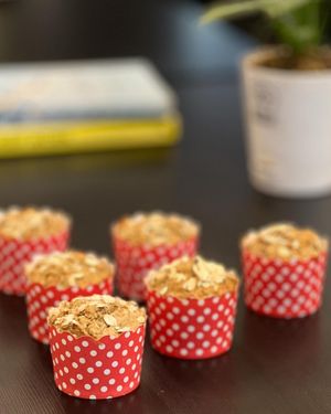 Banana Oatmeal Vegan & WFPB Muffins at The Digitale Chef - Vegan Patisserie Cafe in Bangalore