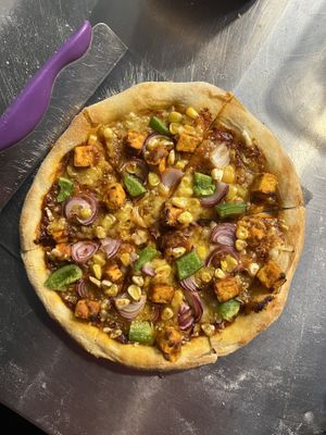 Pizza Tofu Marinade  #Veganuary at The Digitale Chef - Vegan Patisserie Cafe in Bangalore