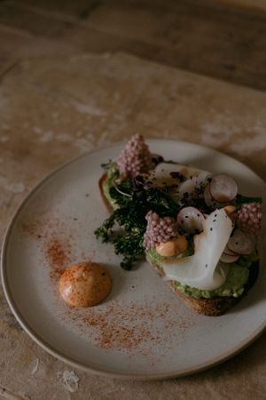 Avocado Bread (vegan) at Café am Peterstor by Rough Surface Coffee in Regensburg