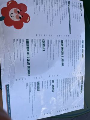  Menu   at Prana in Belgrade