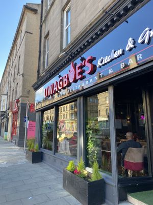 Outside   at Uwagboe's Kitchen & Grill in Edinburgh