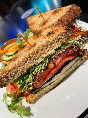 Vegan sandwich was delicious and love the late night dining options!  at Unity La in Los Angeles