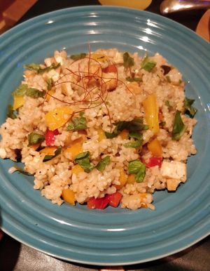 Thai rice at Olu Olu Cafe in Tokyo