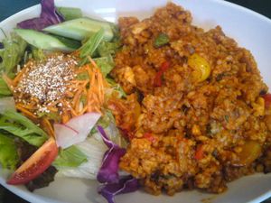 jambalaya at Olu Olu Cafe in Tokyo