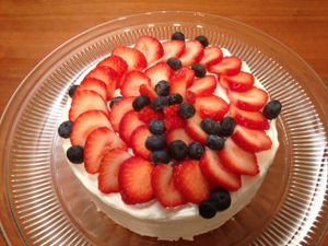 Special order vegan cake!  at Olu Olu Cafe in Tokyo