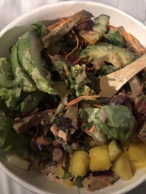 Bowl with tons of stuff in it   at Bowlwerk in Karlsruhe