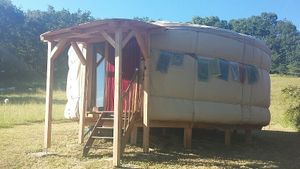 La yourte at La Garnasette in Rosieres