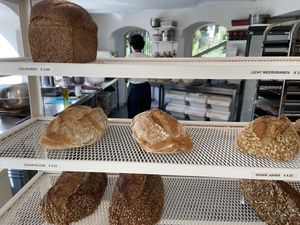 Their bread is probably vegan, but they resell from Bakkerij Van Eekeren, so they don’t know for sure. at  Flo Specialty Coffee & bakery in Utrecht