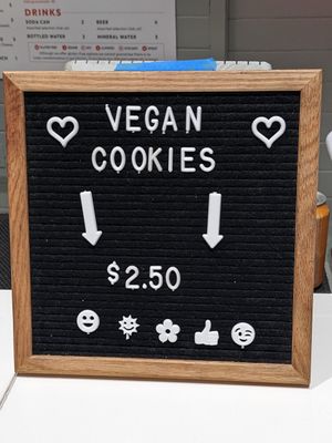 Vegan cookies at The Fix in Reno