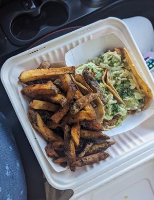 Falacos with side of fries at The Fix in Reno