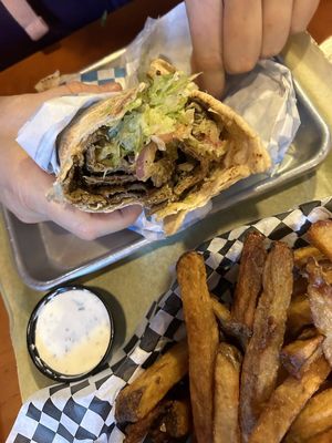 Beef shawarma  at The Fix in Reno