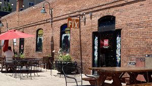 What The Fix looks like from the patio  at The Fix in Reno