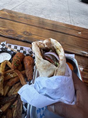 “Beef” Shawarma Wrap.   at The Fix in Reno