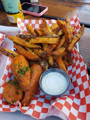 Buffalo Wing Combo with Seaweed Hand-cut Fries at The Fix in Reno