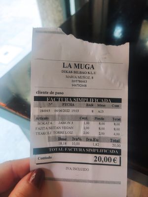  at La Muga in Bilbao