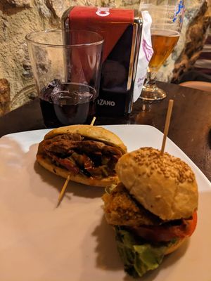 Vegan pintxos at La Muga in Bilbao