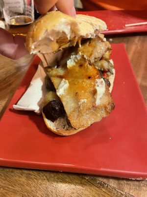 Lujuria vegana bokata   at La Muga in Bilbao