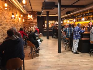 Inside at La Muga in Bilbao